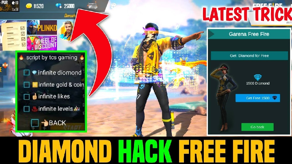 Tải Hack Free Fire Kim Cương OB42 – Cách Hack KC FF 2023