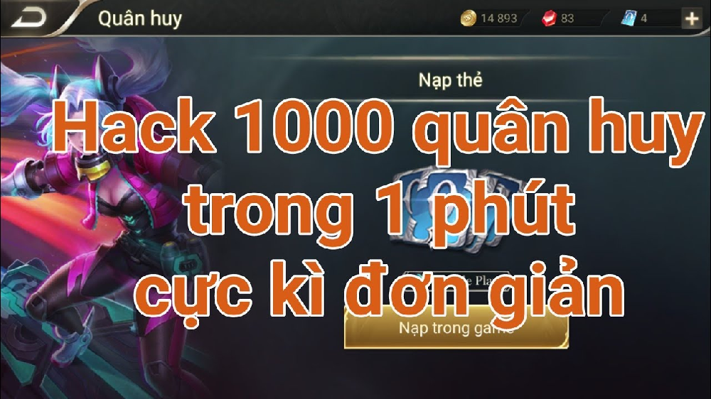 Hack Quân Huy Liên Quân 2025 không khóa nick cho Android