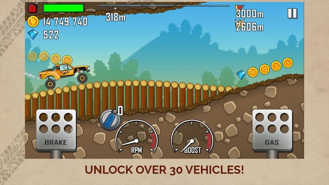 hill climb racing hack