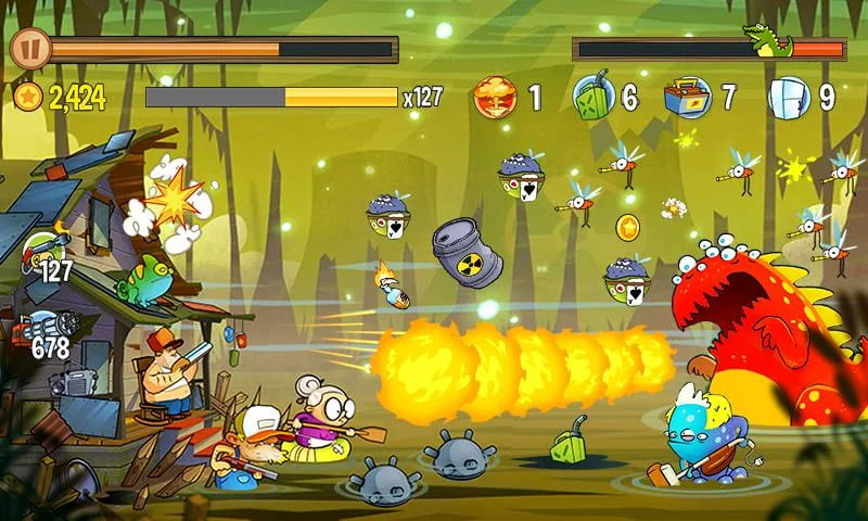 Unduh Swamp Attack MOD apk 