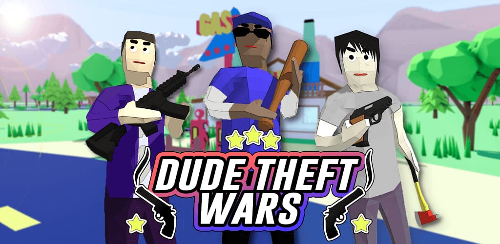 Tải Dude Theft Wars MOD + APK 0.9.0.8f (Menu, Bất tử, Vô hạn tiền)