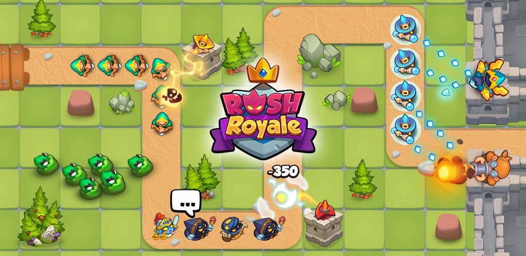 Tải Hack Rush Royale MOD (Menu, High Dame, 1 Hit) + APK 19.1.59484