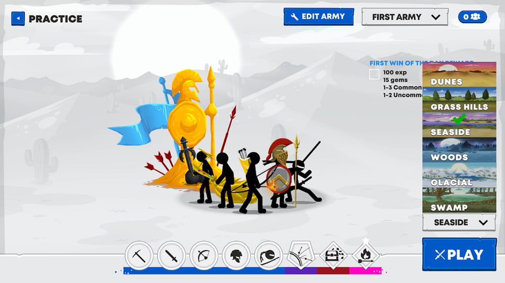 Tải Stick War 3 MOD (Vô hạn tiền, Full kim cương, Speed) + APK