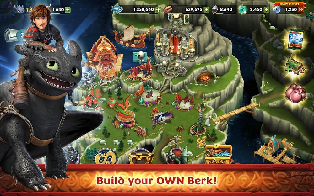 Tải Hack Dragons Rise of Berk MOD (Vô hạn Runes, Full Tiền) + APK v1.77.3