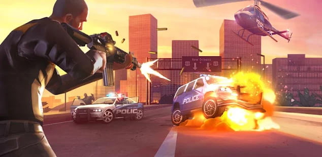 Tải Gangstar New Orleans MOD (Vô hạn kim cương, đạn) + APK v2.1.1a