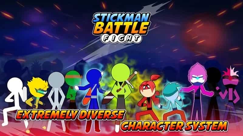Tải Stickman Battle Fight MOD (Vô Hạn Tiền) + APK 3.0