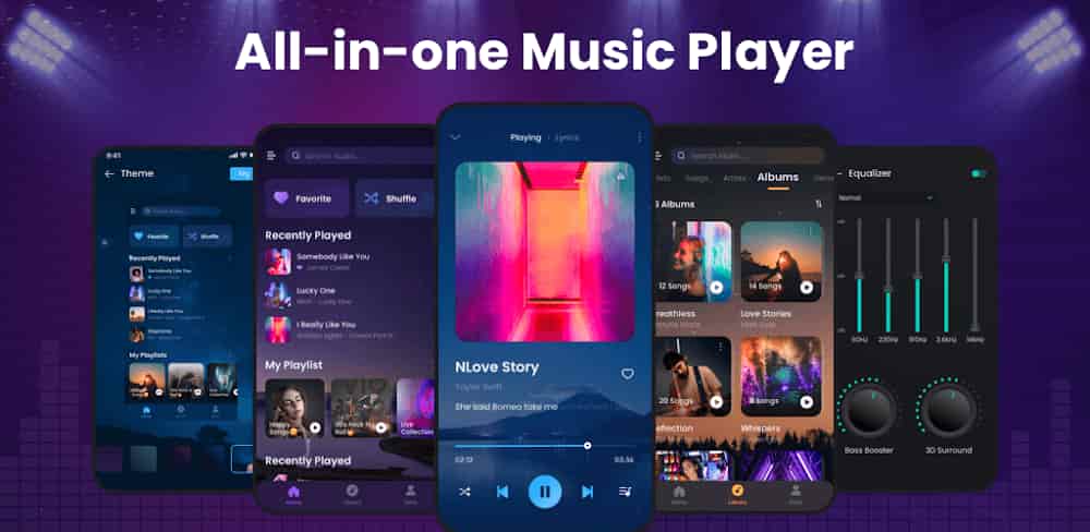 Tải Music Player MOD (Mở Khóa Pro) + APK 1.01.92.0321