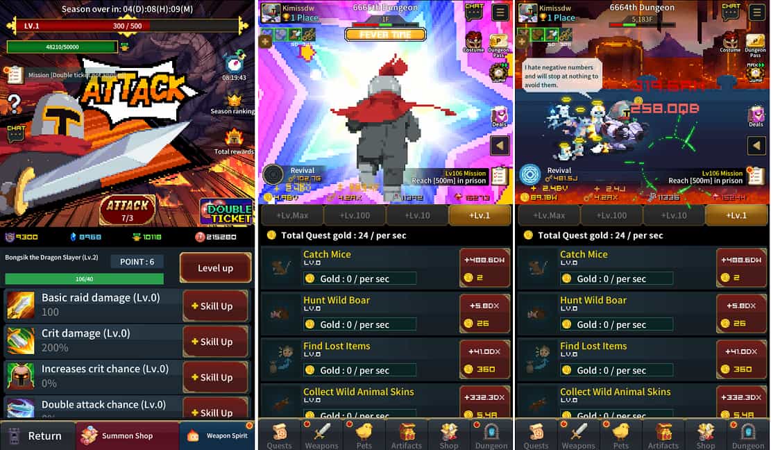 Tải Retro Hero Mr Kim MOD (Vô hạn tiền, Menu) + APK v6.2.26