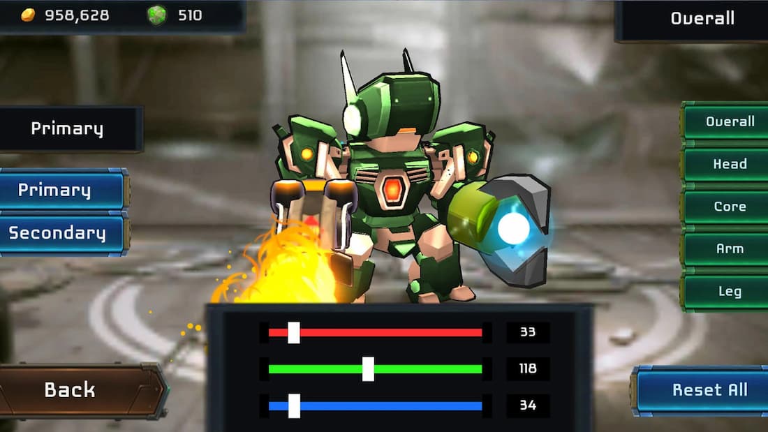 Tải MegaBots Battle Arena MOD (Menu, Bất tử) + APK 3.79