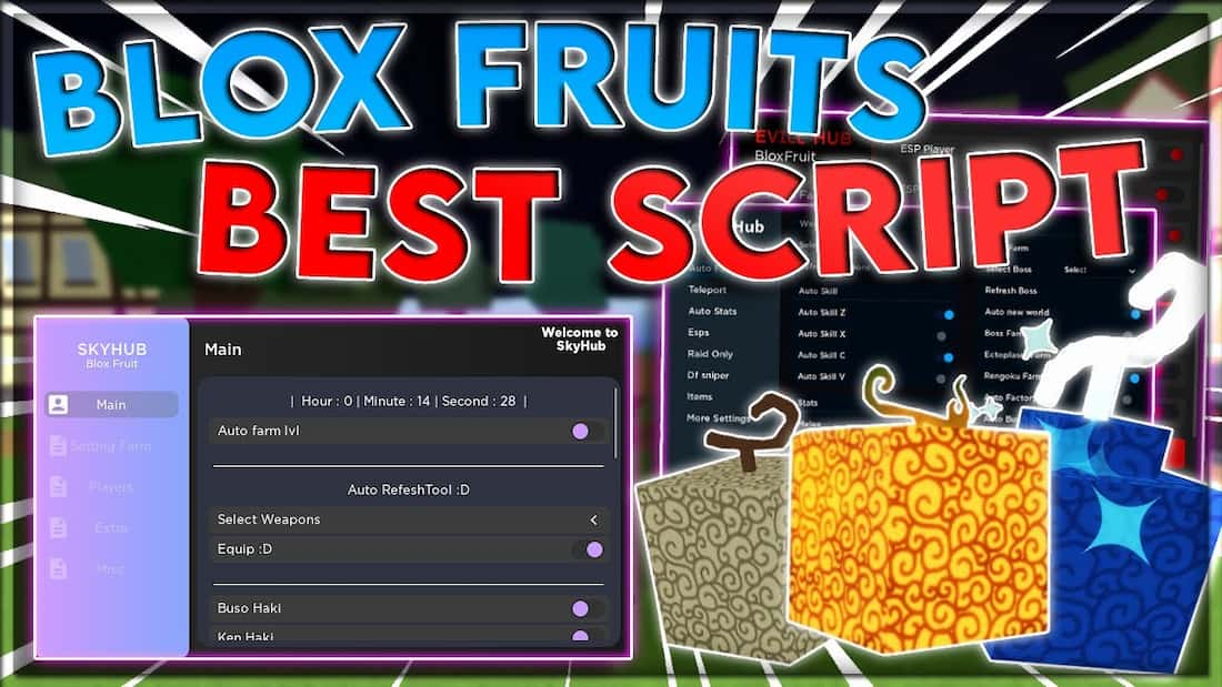 BLOX FRUITS Script Pastebin 2023 UPDATE 19 AUTO FARM, AUTO SEABEAST, MASTERY