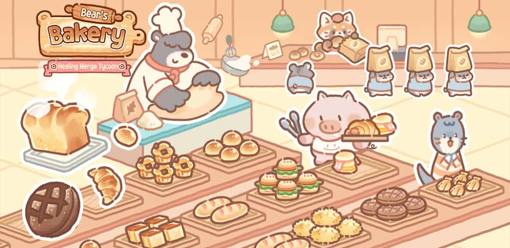 Tải Bear Bakery MOD (Vô Hạn Tiền) + APK 1.2.26