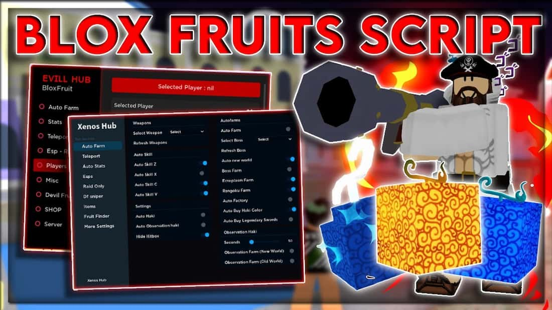 Script Blox Fruit (Hydrogen x Fluxus) Update 21 cho Mobile và PC