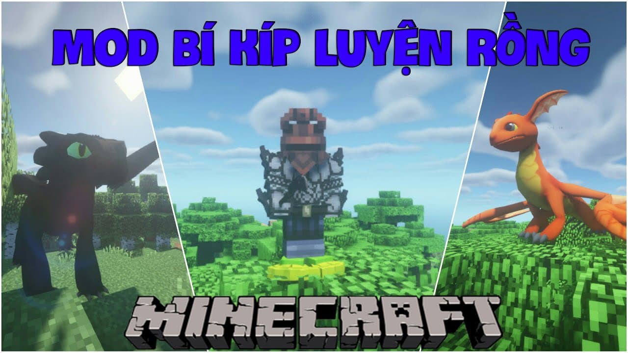 Mod BÍ KIẾP LUYỆN RỒNG for MCPE giống 100%
