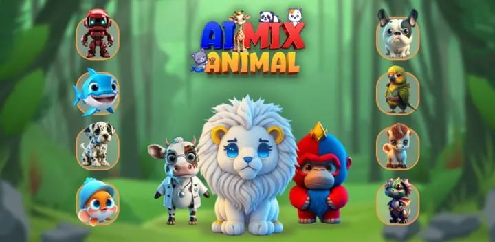 Tải AI Mix Animal MOD (Mở khóa tất cả) + APK 0.9