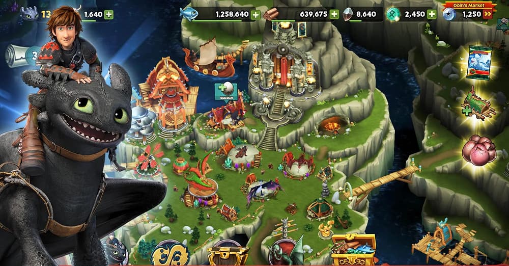Tải Dragons: Rise of Berk MOD (Vô hạn ngọc) + APK 1.79.4