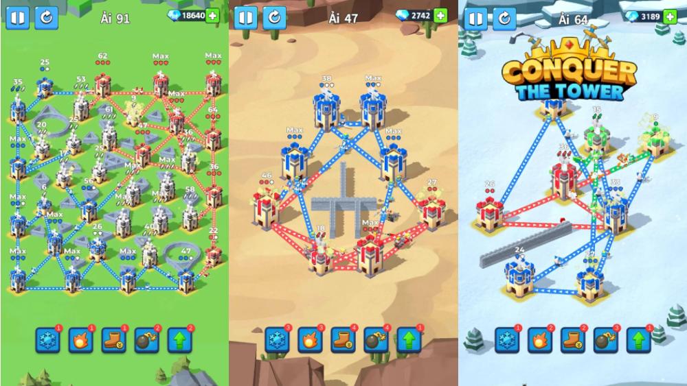 Baixe Conquer the Tower: Takeover MOD (Giros Ilimitados) + APK 2.241