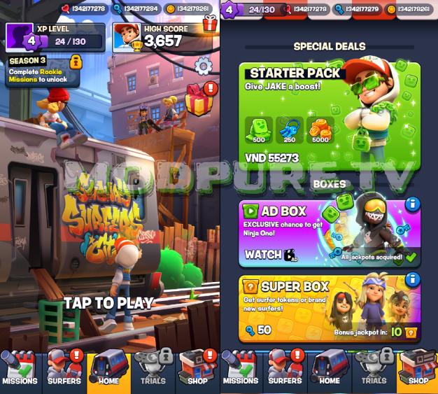 Subway Surfers City - Cuộc đua đường tàu cực hay