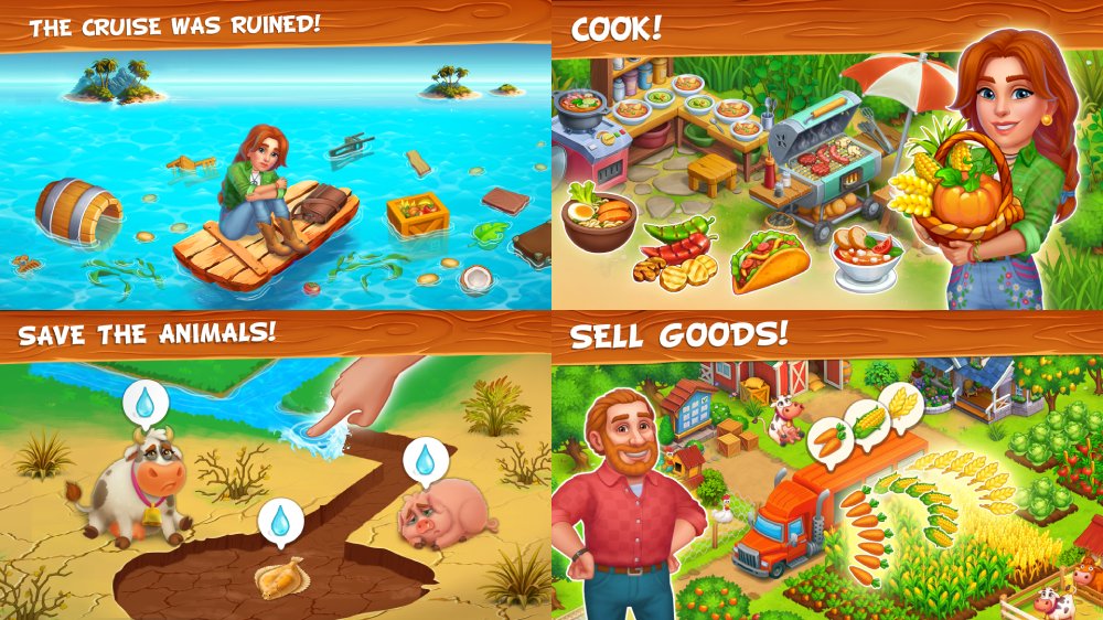 Tải hack Farm Town