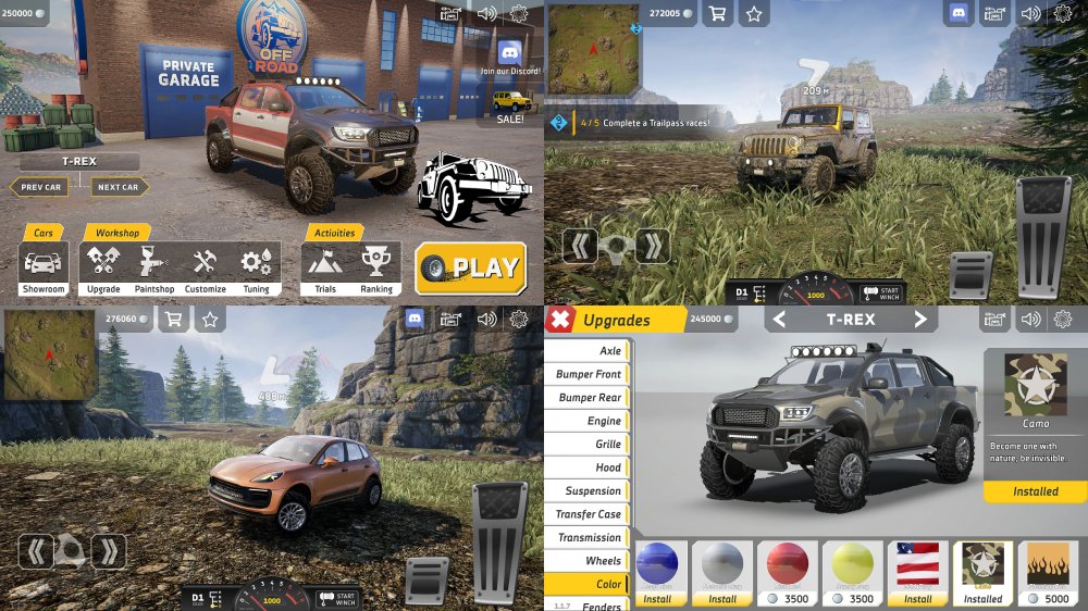 Tải Off Road 4×4 Truck Games MOD (Vô hạn tiền) + APK 2.19.1