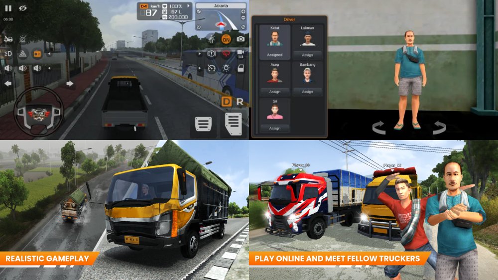 Tải Truck Simulator Indonesia mod apk