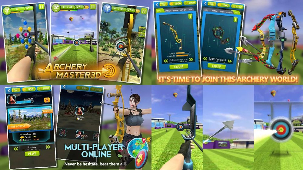 Tải hack Archery Master 3D
