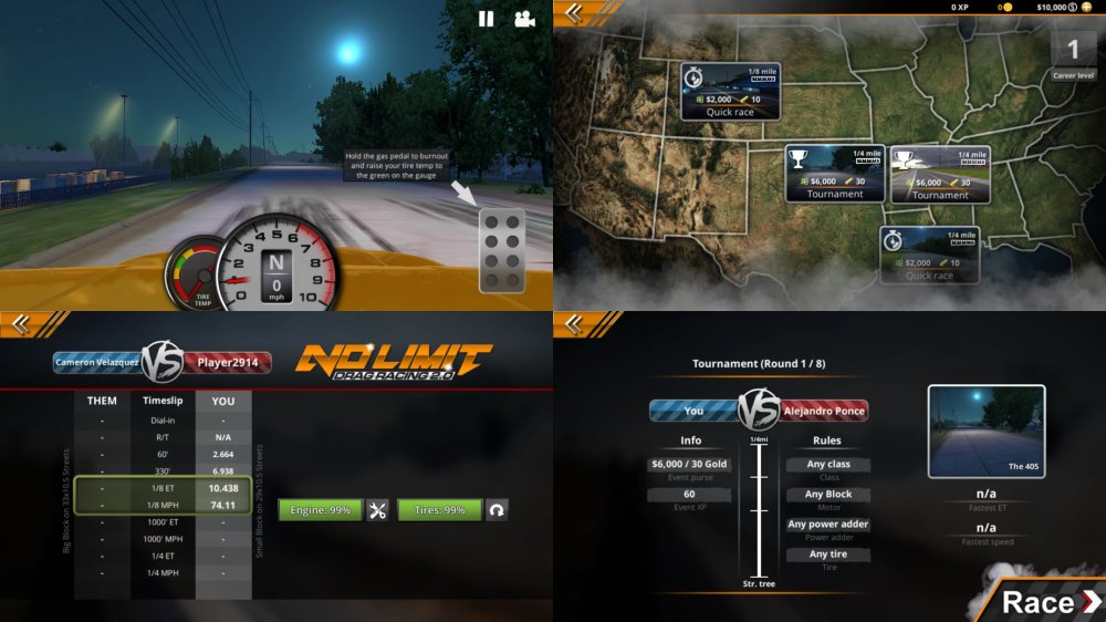 Tải hack No Limit Drag Racing 2