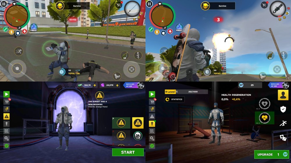 Tải Rope Hero Mafia City Wars MOD (Vô hạn tiền) + APK 1.8.4