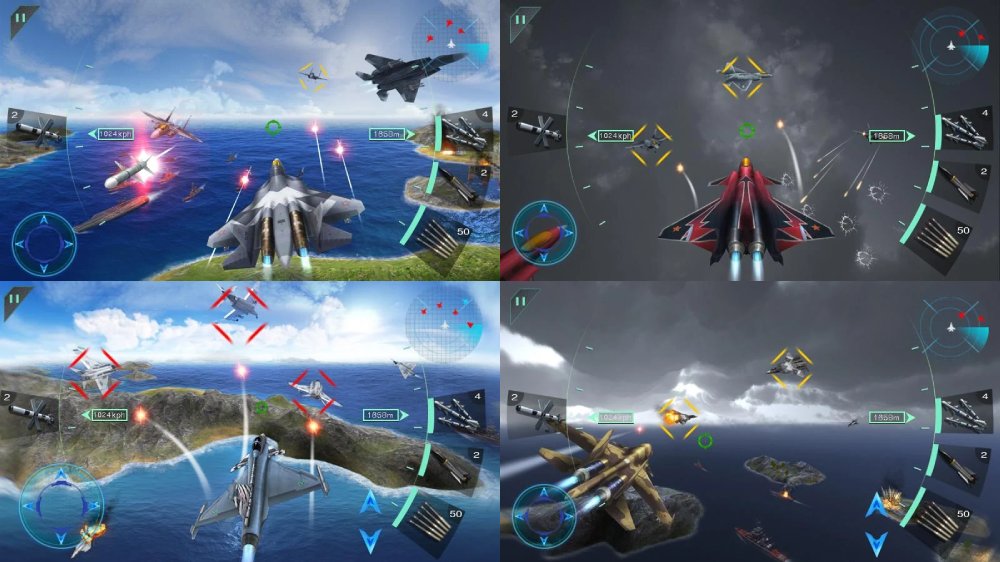 Tải Sky Fighters 3D MOD (Vô hạn tiền) + APK 2.7