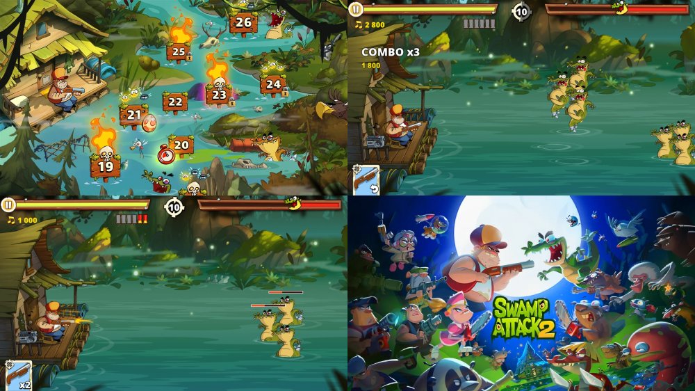 Tải Swamp Attack 2 MOD