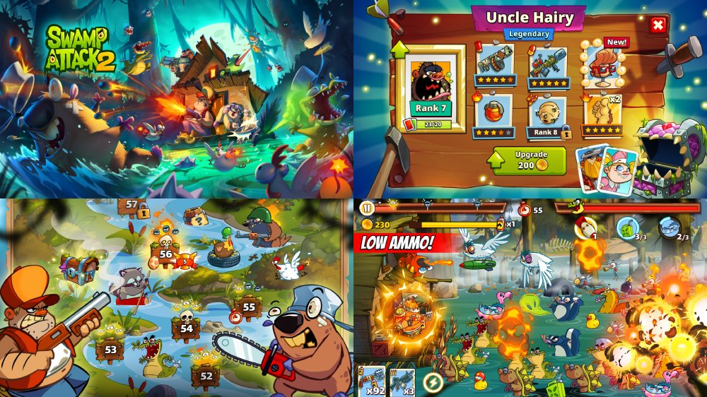 Tải Swamp Attack 2 MOD (Vô hạn tiền) + APK 1.0.77