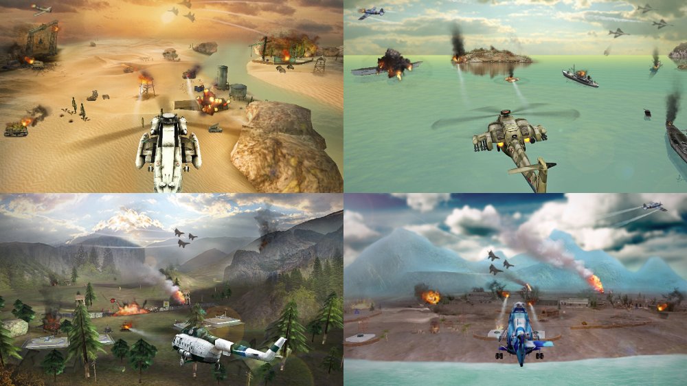 Tải Gunship Strike 3D MOD (Vô hạn tiền) + APK 1.2.8