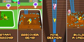 Tải Dig Deep MOD (Vô hạn Coins/Đá quý) + APK 15.0.0.4 cho Android