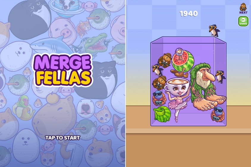 Tải Merge Fellas MOD (Vô hạn lắc/hồi sinh) + APK 1.9.8.1 cho Android