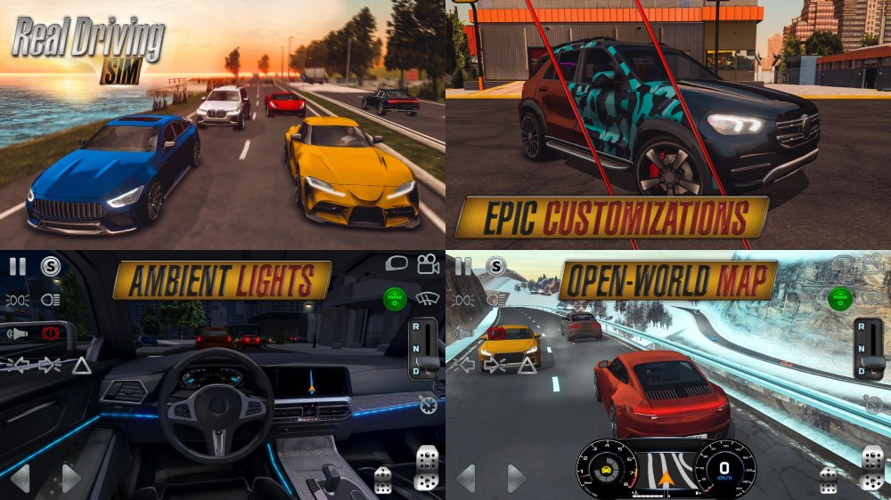 Tải Real Driving Simulator MOD (Vô hạn tiền) + APK 6.1.1